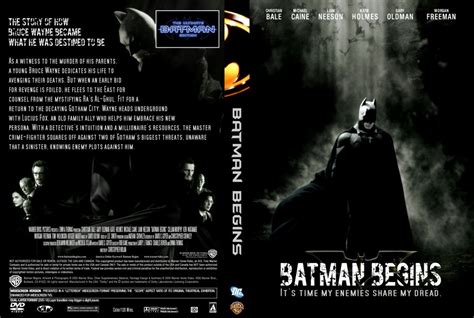 Batman Begins - Movie DVD Custom Covers - Batman 5 batman begins :: DVD ...