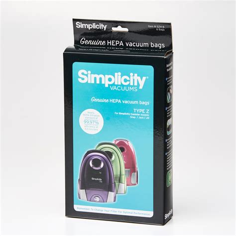 Simplicity Style Z | HEPA Bags SZH-6 | Simplicity vacuum bags | Simplicity dealer – Acevacuums