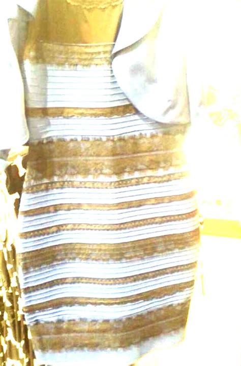 How can the "dress" optical illusion be accurately reproduced on other images? | White gold ...