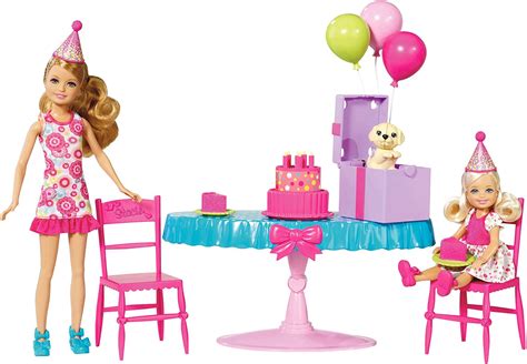 Amazon.com: Barbie Chelsea Birthday Party Playset : Toys & Games