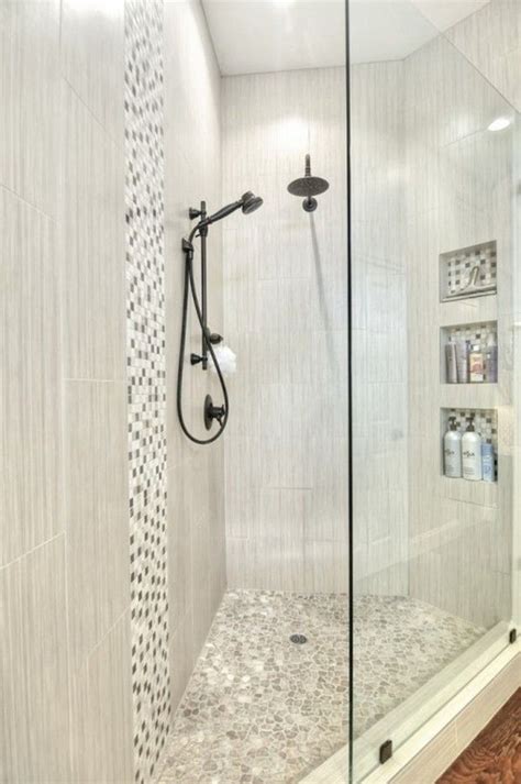 Pebble Shower Floor Pros And Cons | Pebble tile shower floor small ...