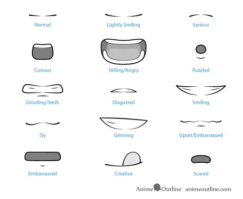 The Best 21 Smile Anime Mouth Drawing Reference - bestwamfort