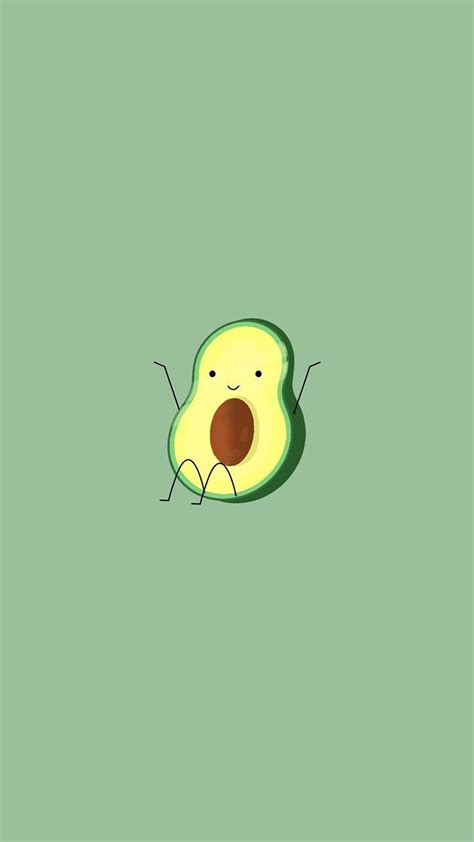 It's an avocado! Thanks!, Green Cartoon HD phone wallpaper | Pxfuel