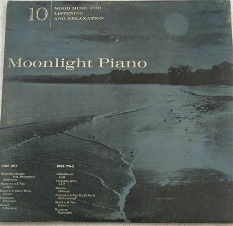 Moonlight Piano English Album LP Vinyl Record - Macsendisk