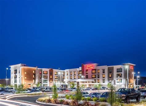 Hampton Inn & Suites – Napa California – Exterior Night – Architectural Dimensions