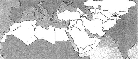 Middle East Political Map part 1 (Fortier) Diagram | Quizlet