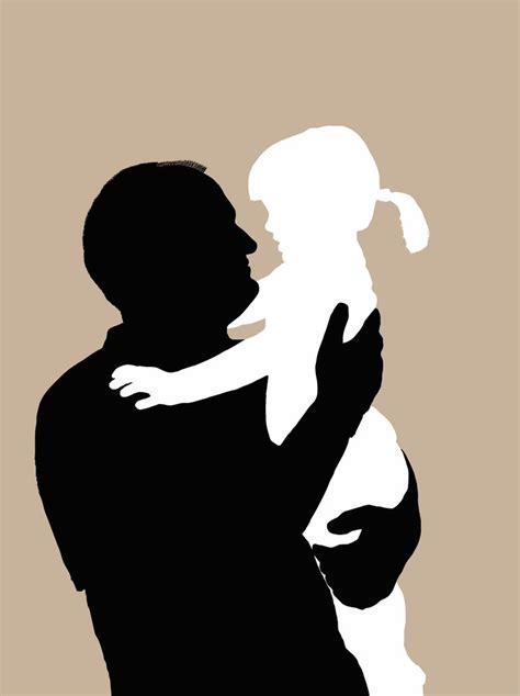 Personalised silhouette art of Father and daughter. Created by www.portraitprofiles.co.uk #gif ...