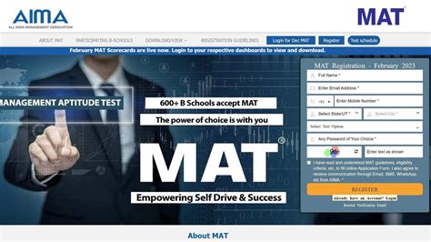 AIMA MAT 2023 February session scorecard released at mat.aima.in, get ...