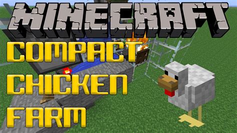 Compact Chicken Farm Tutorial Minecraft Project