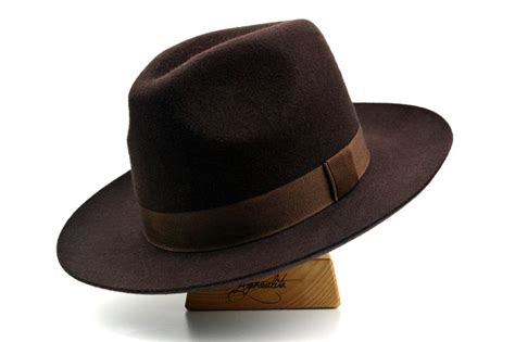 Fedora The WESTERNER Chocolate Brown Wide Brim Hat Men | Etsy | Hats for men, Mens felt hat ...