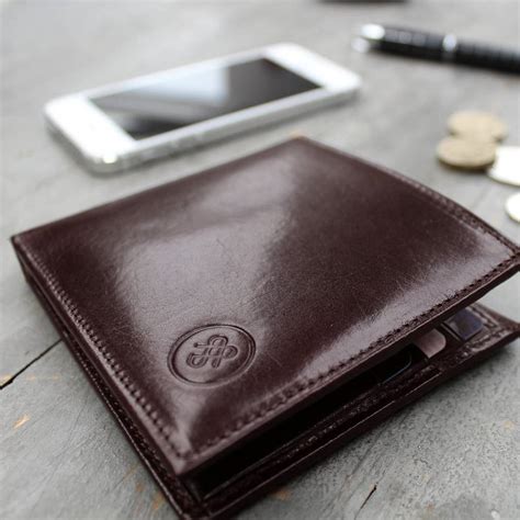 Classic Men's Leather Billfold Wallet. 'The Vittore' By Maxwell-Scott