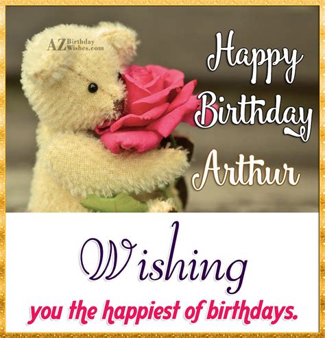 Happy Birthday Arthur