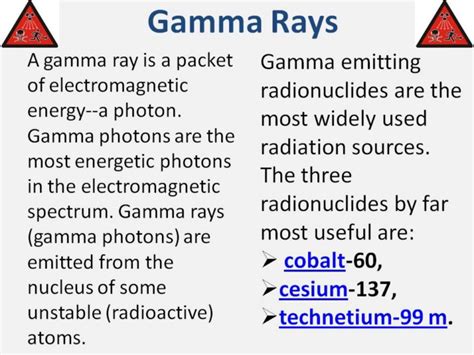 Gamma Rays Radiation