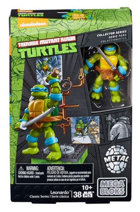 MEGA BLOKS Teenage Mutant Ninja Turtles Leonardo Classic Series Playset ...