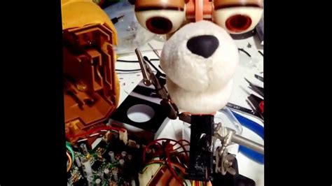 teddy ruxpin ,Test run for repair servos. - YouTube