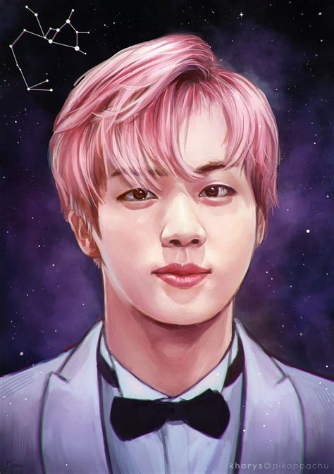 Pin on k-pop♡ | Bts jin, Seokjin bts, Fan art