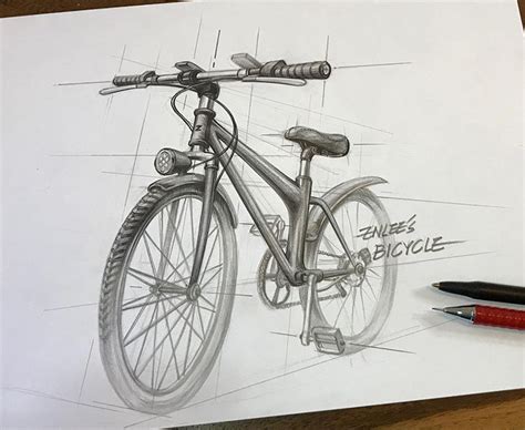 Pin by ii Nabi on product sketching | Bicycle sketch, Bicycle drawing, Bike drawing