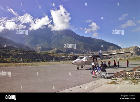 Jomsom airport hi-res stock photography and images - Alamy