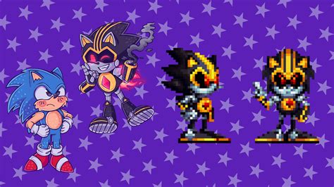 Super Metal Sonic Sprites