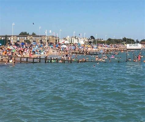 Littlehampton Beach Littlehampton West Sussex England On Thursday 25 ...