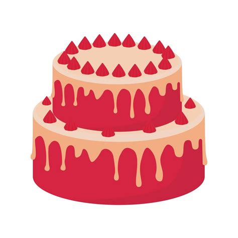 Vector illustration of cake 15006661 Vector Art at Vecteezy