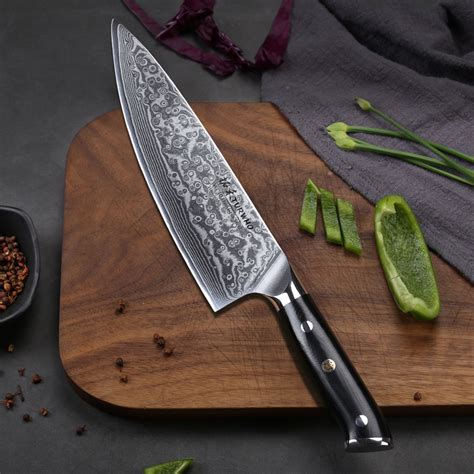 OEM Chef Knife High Carbon Stainless Steel Black G10 Handle