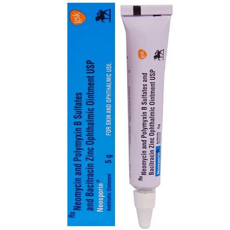 Neomycin & polymyxin Ophthalmic Neosporin Antibiotic Ointment, 1 tube in 1 Pack at Rs 110/piece ...