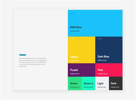 Brand book, Data visualization design, Web colors