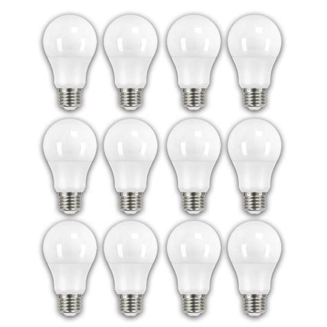 Ecosmart LED A19 E26 60W Equivalent A-Line Light Bulb Dimmable Daylight ...