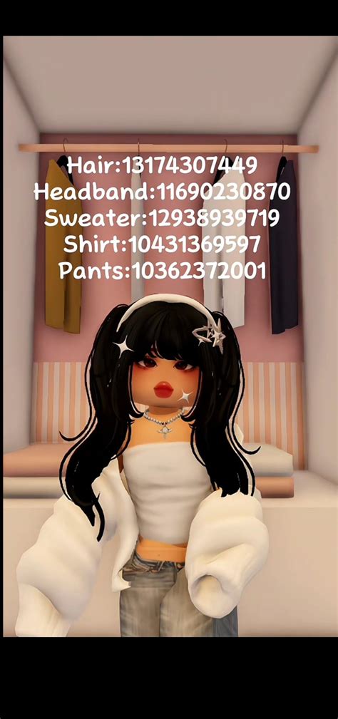 Role Play Outfits, Emo Outfits, Roblox Shirt, Roblox Roblox, Berry, Brown Hair Roblox Id, Preppy ...