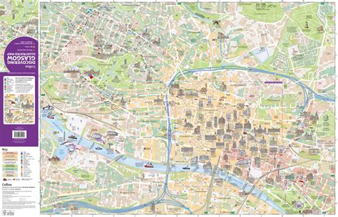 Buy Discovering Glasgow Road Map by Collins (2023) – The Chart & Map Shop