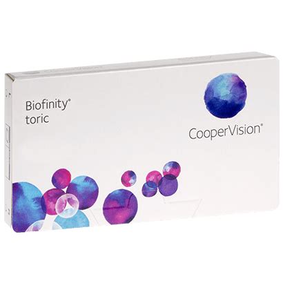 Biofinity Toric (3 Pack) for £15.99