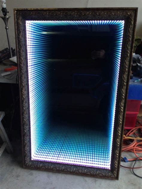 Infinity LED Mirror - Easy Steps to Build - Your Projects@OBN | Mirror diy projects, Diy mirror ...