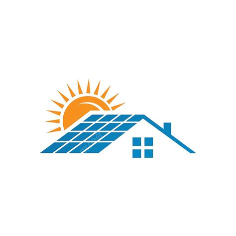 Solar Panel Clipart Transparent PNG Hd, Solar Panels Logo House And Sun ...