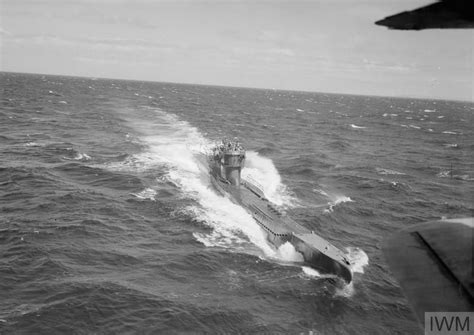 THE BIGGEST U-BOAT SURRENDER. 19 MAY 1945, FROM A NAVAL AIRCRAFT OVER ...