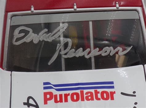 David Pearson Autographed #21 Purolator 1971 Mercury Cyclone 1:24 University of Racing Nascar ...