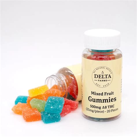 Gummies — Mixed Fruit Flavors — 500mg - Deltafarmsvape - Medium