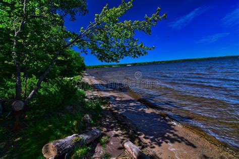 Indian Lake State Park Near Manistique Michigan Stock Photo - Image of ...