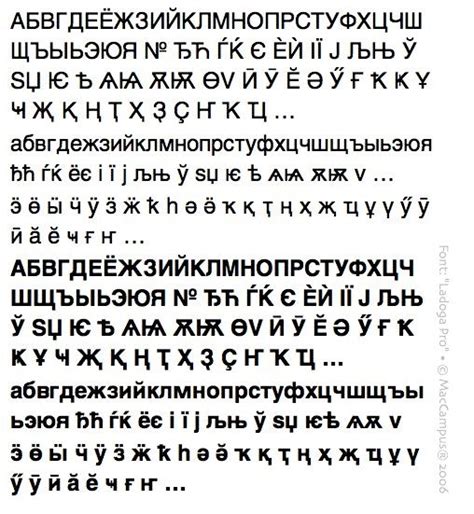 9 Russian Cyrillic Fonts Images - Russian Cyrillic Alphabet Fonts ...