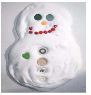 Classroom Freebies: Awesome Shaving Cream Snowman Craft