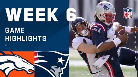 Broncos vs. Patriots Week 6 Highlights | NFL 2020 - YouTube