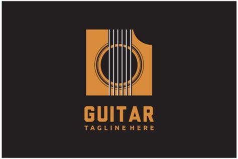 Guitar Symbol Logo Vector Design Graphic Graphic by sore88 · Creative ...