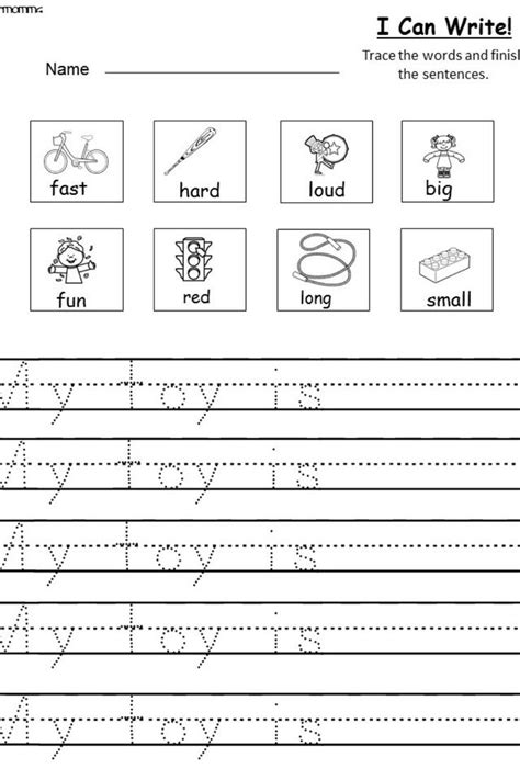 Kindergarten Writing Simple Sentences Worksheets – Thekidsworksheet