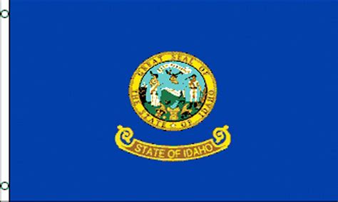 Idaho State Flag - State Flags - Idaho Flag - Gem State Flag, Potato ...