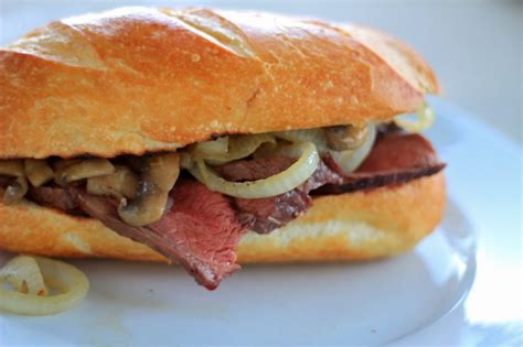 Grilled Flank Steak Sandwich | A Bountiful Kitchen