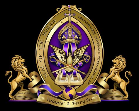 Bishop Seal Design for Valante` A. Perry Sr. | Seal design, Church logo, Heraldry design