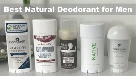 BEST NATURAL DEODORANT FOR MEN| Effective, Non-toxic, 56% OFF