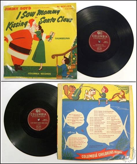 I Saw Mommy Kissing Santa Claus, Columbia MJV-152, 1952 78rpm Christmas Record | Santa claus ...