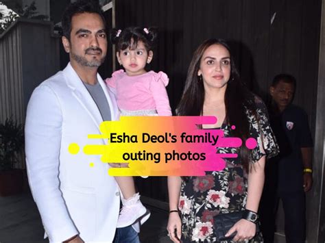 Esha Deol daughter | [PICS] Esha Deol enjoys a fun family outing with ...