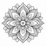 Premium Photo  Mandala Template Coloring Page Pattern sketch template